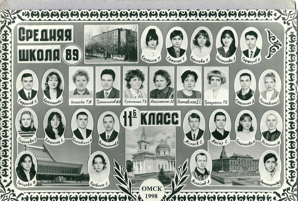 Выпуск 1998 г.
